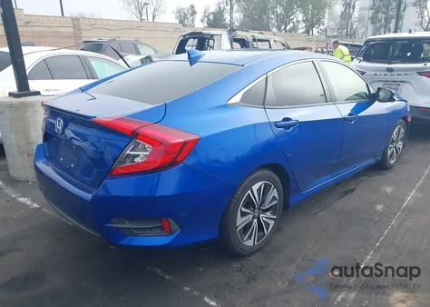 2018 Honda Civic Ex-T from USA, damaged, VIN JHMFC1F4XJX008373